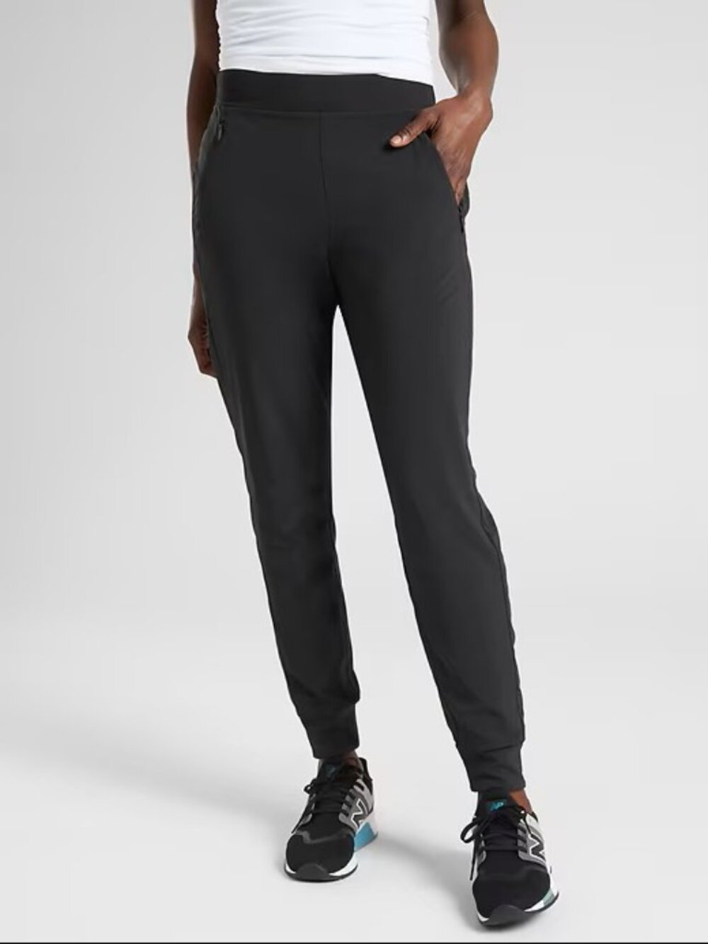 Athleta Women's Black Soho Jogger Pants Size 12